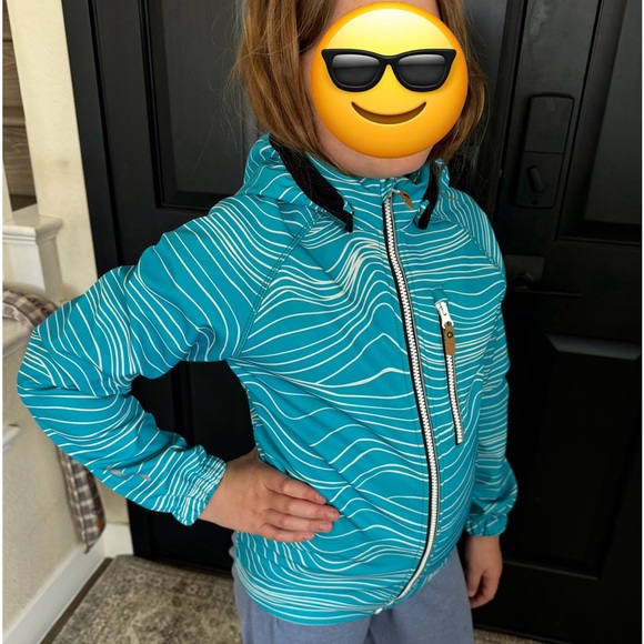 REIMA VANTTI SOFT SHELL FLEECE LINED JACKET KIDS SZ 9Y EU 134 RAIN SNOW - Picture 1 of 10